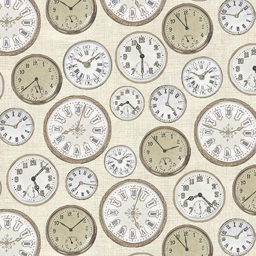 Andover - Vintage - Clocks, Light Gray