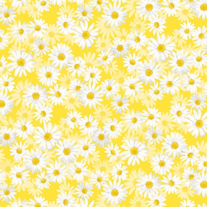 Benartex Kanvas - 108' Daisy Dance - Yellow