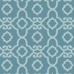 Blank Quilting - Blossom Vine - Design, Blue