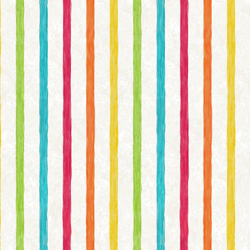 Blank Quilting - Color Burst - Stripe, Marshmallow