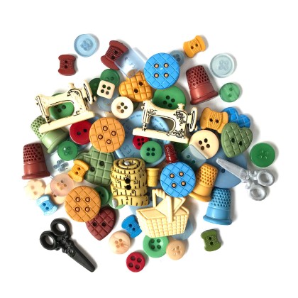 Buttons - Buttons Galore - Value Pack Sewing 1/2in - 7/8in