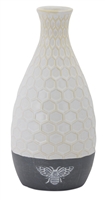 Ceramic Vase w/Bee, 9.25'H