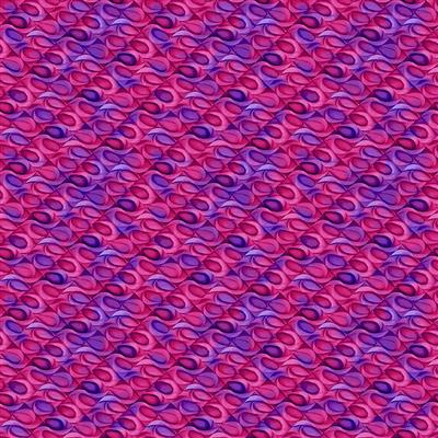 Clothworks - Trellis - Diagonal Geo, Dark Fuchsia