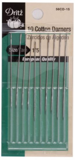 Dritz Needles - Cotton Darning - Size 1/5 - 10 Count