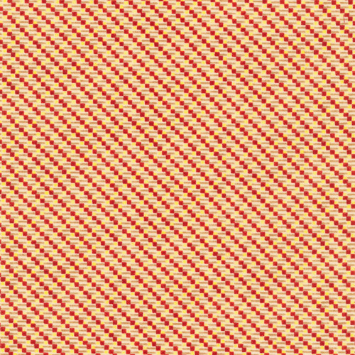 Fabri-Quilt - Belle Of The South - Geometrical, Red/Tan