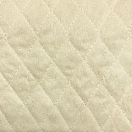 Fabri Quilt - Quilted Fabric - Muslin - Double-Sided, Natural