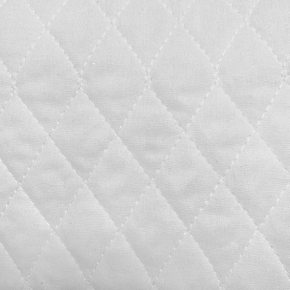 Fabri Quilt - Quilted Fabric - Muslin - Double-Sided, White
