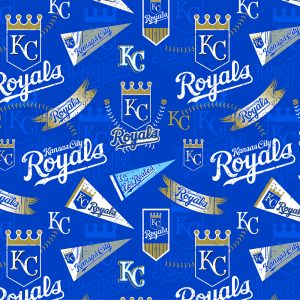 Fabric Traditions - MLB - Kansas City Royals, Blue