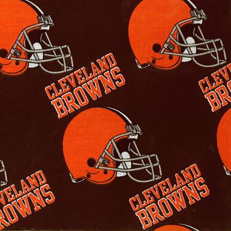 Fabric Traditions - NFL - Cleveland Browns, Brown