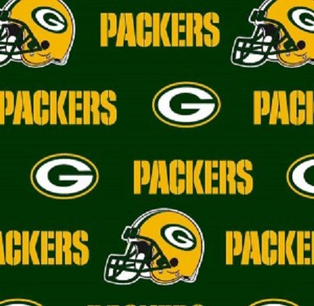 Fabric Traditions - NFL - Green Bay Packers - Bold, Green