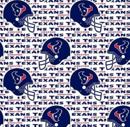 Fabric Traditions - NFL - Houstan Texans, White