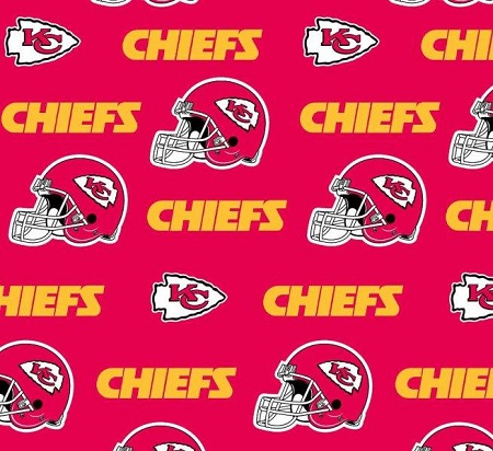 Fabric Traditions - NFL - Kansas City Chiefs, Red