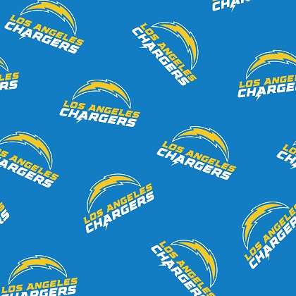 Fabric Traditions - NFL - Los Angeles Chargers, Blue