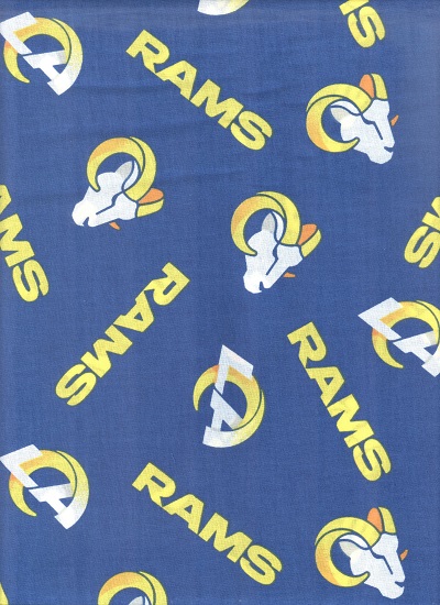 Fabric Traditions - NFL - Los Angeles Rams, Royal Blue