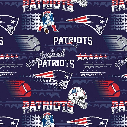 Fabric Traditions - NFL - New England Patriots, Blue