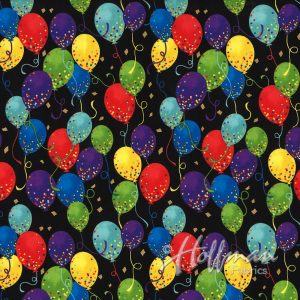 Hoffman California - It's My Party - Balloons, Black