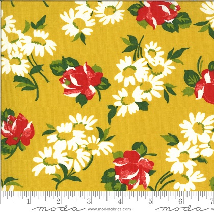 Moda - Its Elementary - Floral, Yellow