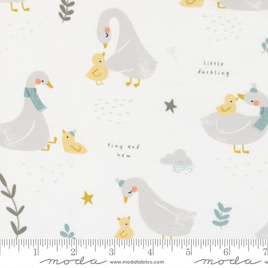 Moda - Little Ducklings - Nursery Ducks, White