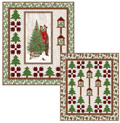 Northcott Pattern - Bear Tracks - Based on Beary Merry Christmas Collection