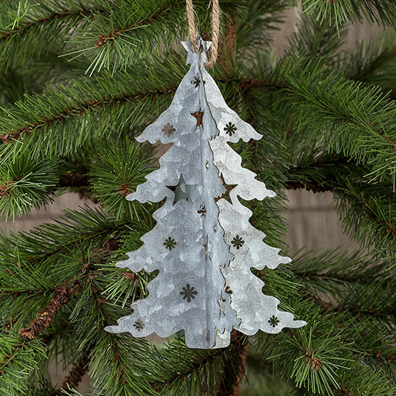 Ornament - 3D Metal Tree