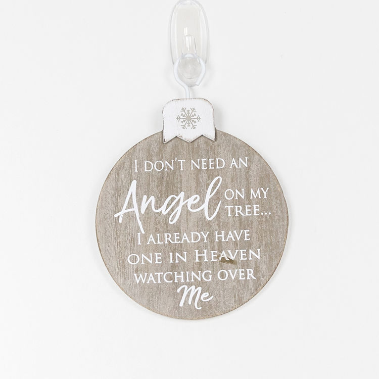 Ornament - Angel Watching Over Me, Grey