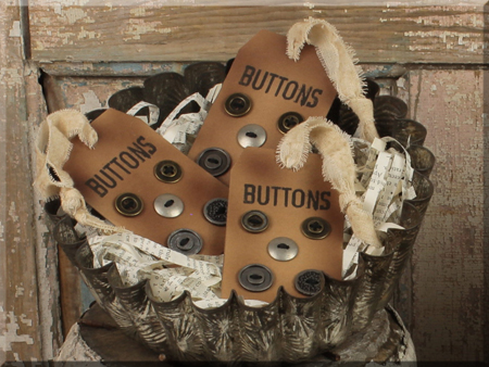 Ornament - Metal Button