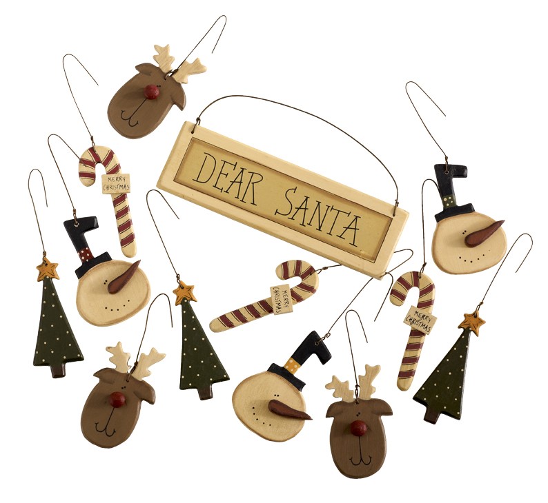 Ornament - Mini Dear Santa