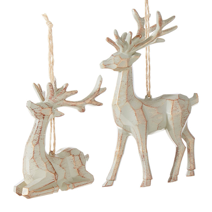 Ornament - Wood Deer Ornament