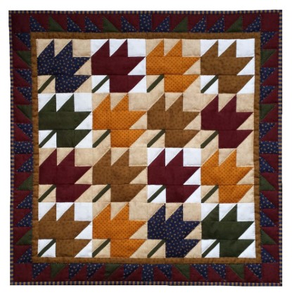 Quilt Wall Hanging Pattern - Leaves