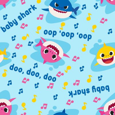 Springs Creative - Baby Shark - Music Toss, Blue