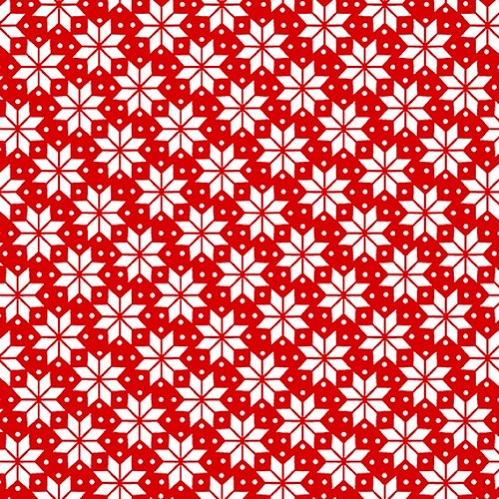 Studio E - Merry Town - Snowflakes, Red