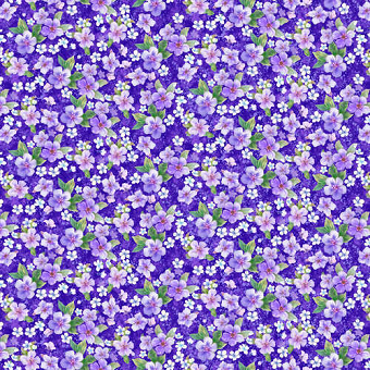 Studio E - Panda Sanctuary - Floral, Purple