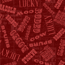 Wilmington Prints - Ironwood Ranch - Words All Over, Red