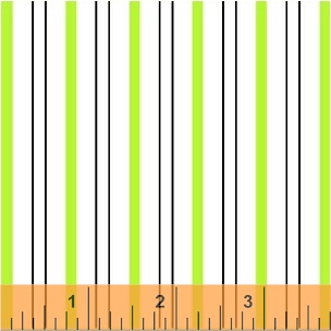 Windham - Citrus - Two Color Stripe, Green