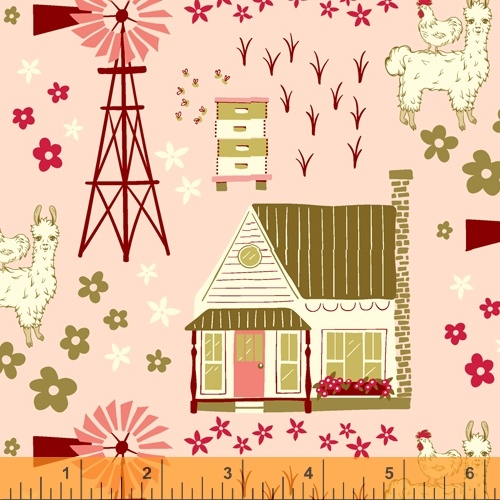 Windham - Homestead Life - Homestead Vignette, Pink/Multi