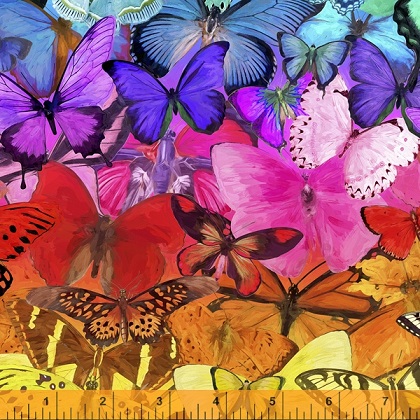 Windham - One of a Kind - Rainbow Butterflies, Kaleidoscope