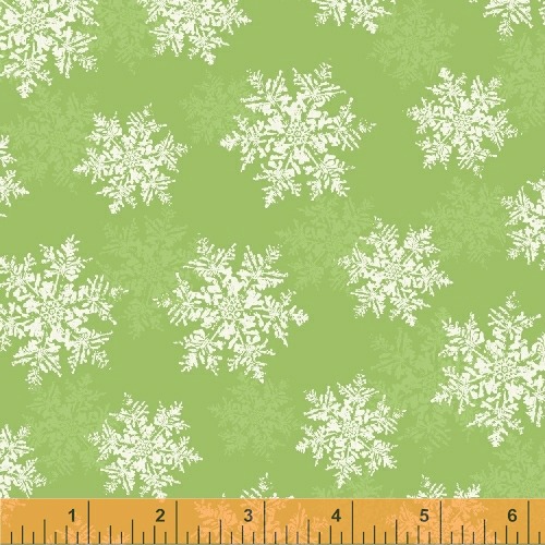 Windham - Seasons Greetings - Snowflakes, Light Green