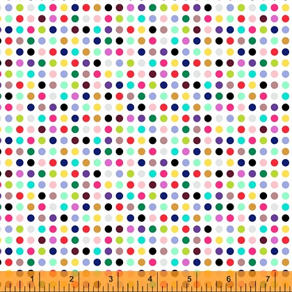 Windham Fabric - Never Enough Dots - Small Dots, White