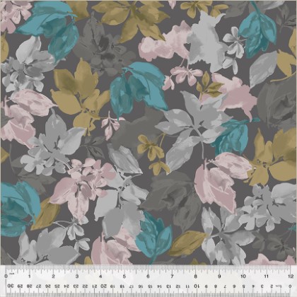 Windham Fabrics - Blake - Lush Foliage, Charcoal