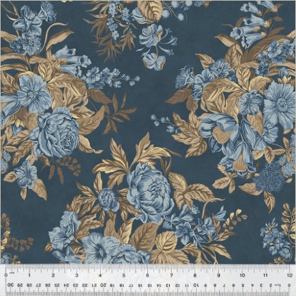 Windham Fabrics - Oxford - Garden Abundance, Blue