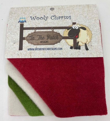 Wooly Charms - Candy Cane - 5' Squares