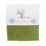 Wooly Charms - Moss - 5' Squares