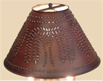 TIN LAMP SHADE (17 ") FLOOR LAMP