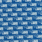 Fabric Traditions - NFL - Detroit Lions, Blue