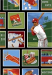 Blank Quilting - Batter Up! - 18^ Block Panel, Multi