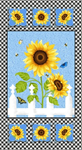 Studio E - Sunny Sunflowers - 24^ X 44^ Sunflower Panel, Multi