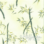 Hoffman California - Zen Garden - Bamboo, Cream/Gold