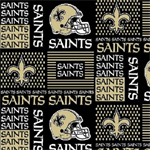 Fabric Traditions - NFL - New Orleans Saints, Black/Gold
