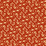 Wilmington Prints - Christmas Emporium - Holly Leaves, Red/Tan
