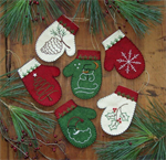 Christmas Ornament Kit - Mittens Kit